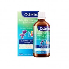 Ostelin 奥斯特林 儿童液体钙牛乳钙+维生素D3 90毫升（7个月-13岁适用）